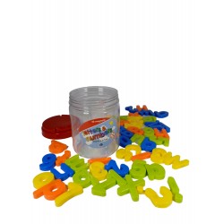 Tub Of Magnetic Letters And Numbers (52 Pieces)