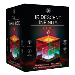 Iridescent Infinity Cube Light