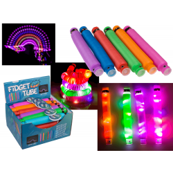 Fidget Pop Tube - LED Light Up