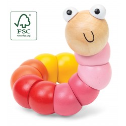Wooden Wiggly Worm