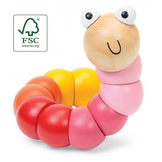 Wooden Wiggly Worm Wooden Wiggly Worm